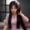 客服经理张女士头像照片，中年女性短发温和亲切形象